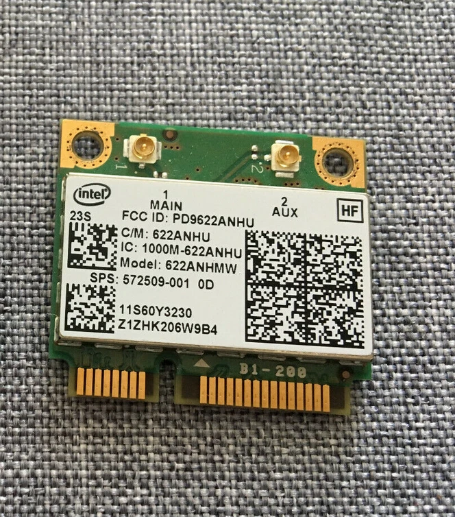 Scheda di rete Intel Centrino Advanced-N 6200 Mini PCI Wi-Fi 802.11a/b/g/n 2.... - Immagine 1 di 1