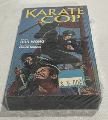 Karate Cop (VHS, 1995) Don Wong Chuck Norris RARE - Image 1 of 2