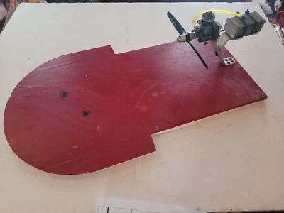 Tether Boat Hydrofoil Airboat Gas Motor - Image 1 of 4