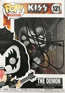 Gene Simmons signed Funko Pop Kiss handsigniert Funko Pop The Demon 121 Proof! - Bild 1 von 8