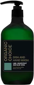 Organic Choice Dish + Hand Wash Lime, Grapefruit & Aloe Vera 500Ml - Picture 1 of 12