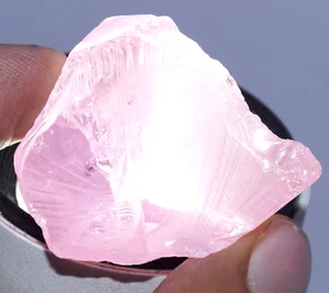 Certified226Ct Natural Pink Zircon Rough Brazilian Glossy Mineral Loose Gemstone - Picture 1 of 8