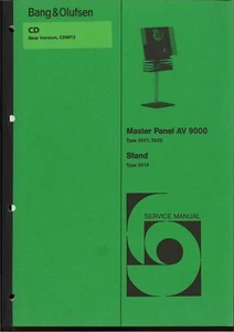 Service Schematics für Bang Olufsen Master Panel AV 9000(2621,2622),Stand 2018 - Picture 1 of 1