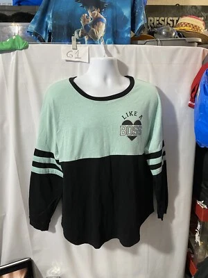 Jerry Leigh Juniors Size 19 XXL Sweatshirt Like A Boss Bossy - Image 1 of 4