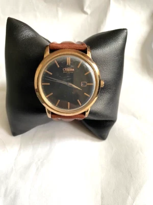 Citizen Eco Drive Men's Calendar 100MT WR Leather Strap Watch  E111-S079748 - Image 1 of 4