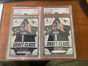 (2) 2023 Panini Rookies & Stars CJ Stroud Draft Class Rookie Rc #DC4 PSA 9 - Bild 1 von 2