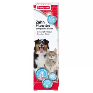 Beaphar Zahnpflege Set (Zahnpasta & Bürste) für Hunde, UVP 9,99 EUR, NEU - Bild 1 von 1