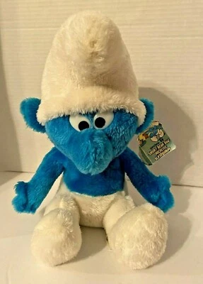 Vintage 1979 Ganz bros Smurf Bean Plush  Wallace Berrie — 第 1/4 张图片
