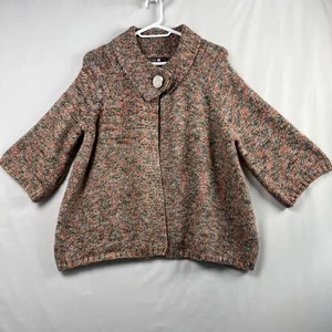 Suéter Carole Little Swing Para Mujer 2X Cárdigan Capa Multicolor Carrera Informal - Imagen 1 de 11