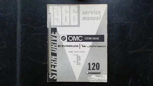 OMC Evinrude Johnson Stern Drive 120 HP Service Manual 1966 381459 - Picture 1 of 2