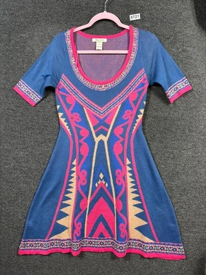 Vestido Suéter Tomate Volador Mujer Talla L Estampado Azteca Multicolor Cuello Redondo Foto 1 de 4