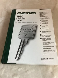 Chilton's 1992 Car Care Guide Hardback A Chek Chart Publication #8276 - Picture 1 of 7