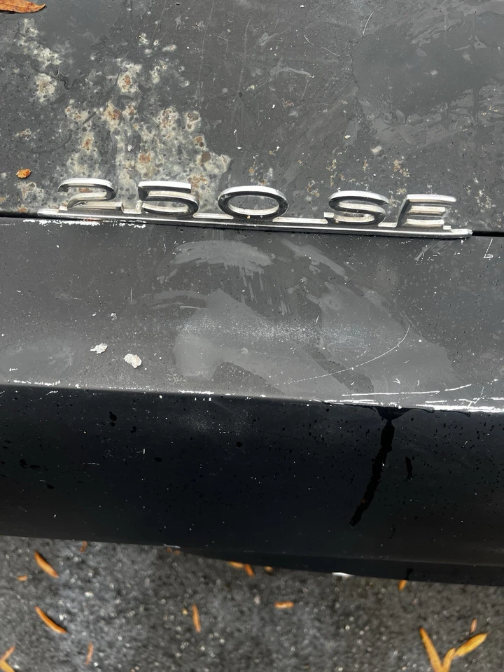 Mercedes-benz w112 w111 w108 w109 250se 250 se emblema maletero vintage Foto 1 de 2