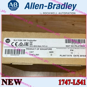 New PLC-AB 1747-L541 SER D SLC 5/04 16K Controller PN-279553 Date 2016/02/17 - Picture 1 of 6