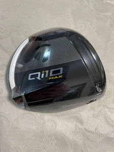 TaylorMade Qi10 Max Driver Kopf nur 9 Grad Rechtshand Headcover Neu - Bild 1 von 9