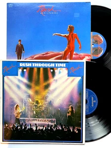 RUSH IMPORT THROUGH TIME 2112 & HEMISPHERES 2 LP PROG VINYL ALBUM SET & POSTER - Bild 1 von 12