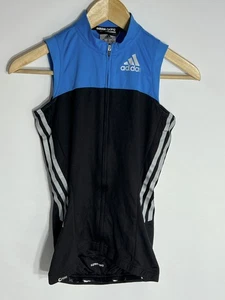 Chaleco de Ciclismo Adidas Supernova Cocona Cremallera Completa | Damas | Negro/Azul | XS | - Imagen 1 de 11