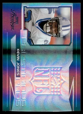 2007 Playoff Prestige #PP-5 Kevin Jones Prestigious Pros Materials Gold #/50 - Image 1 of 2