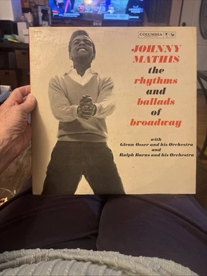 JOHNNY MATHIS-The Rhythms And Ballads Of Broadway -1960  Double LP VG+ R59 - Image 1 of 4