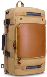 Reise Canvas Rucksack, Tragetasche Robuster Rucksack Seesack Weekender Sho... - Bild 1 von 6