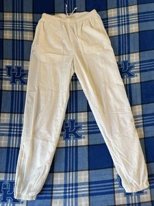 Pantalones de chándal vintage Nike para hombre pequeños S blancos con cordón para correr - Imagen 1 de 7
