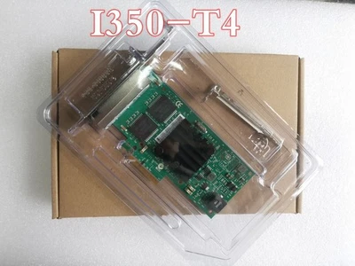 For Intel I350-T4V2 I350-T4 PCI-E Quad Port RJ45 Gigabit Server Adapter OEM - Image 1 of 4