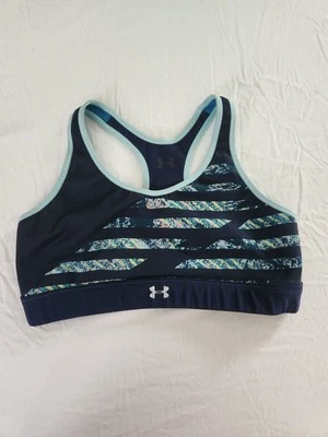 Sutiã esportivo feminino Under Armour multi azul tamanho pequeno - Imagem 1 de 4