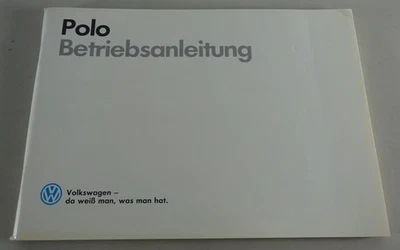 Manuale D'uso VW Polo 2 / II Berlina / Coupé / Berlina Tipo 86c Del 1987 - Immagine 1 di 3