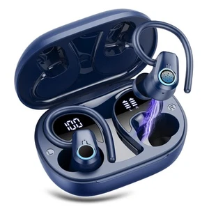 Wireless Earbuds, 2023 Bluetooth Headphones 5.3 Sport, 50H Ear buds with Earh... - Picture 1 of 7