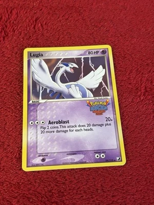 29 Lugia Stamp Rocks America Pokemon Card Ex Unseen Forces Lp + - Image 1 of 4