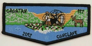 Croatan Lodge 117 S85 Flap 2012 Cónclave Consejo de Carolina del Este Carolina del Norte - Imagen 1 de 1