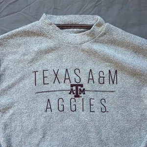 TEXAS A&M Aggies bequemer Frottee Pullover Rundhals Sweatshirt Unisex Large College - Bild 1 von 10