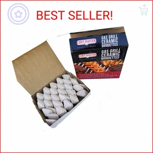 Chef Master 05004CM Ceramic Gas Grill Self Cleaning Briquettes, Replacement for - Picture 1 of 2