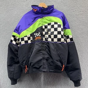 Vintage Arctic Cat Snowmobile Jacket Mens Large Lined 90s - Bild 1 von 14