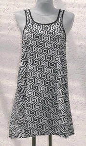 T-shirt-kleid Atmosphere Lockeres Trägerkleid Sportlich Gr.S/M Weiß/Schwarz NEU - Bild 1 von 9