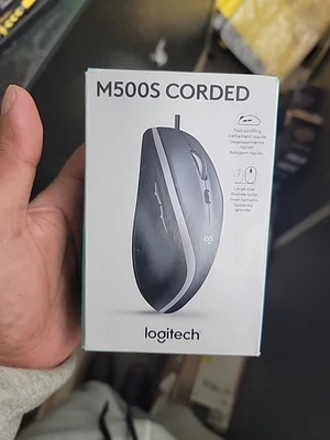 Logitech M500s Corded Optical Mouse Brand New - Image 1 of 2