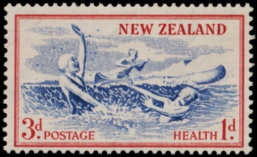 New Zealand 1962 Health 3d + 1d Life Saving MNH - SG 762 - Image 1 of 1