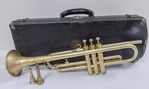 Raro - Trompeta y estuche de artista profesional modelo Holton Gustav Heim 1925 Bb .453 - Imagen 1 de 24