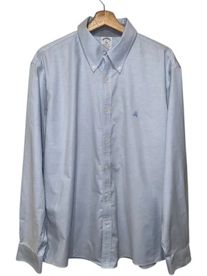 Brooks Brothers Shirt Mens XL Blue Regent Fit Stretch Button Down Long Sleeve - Image 1 of 4