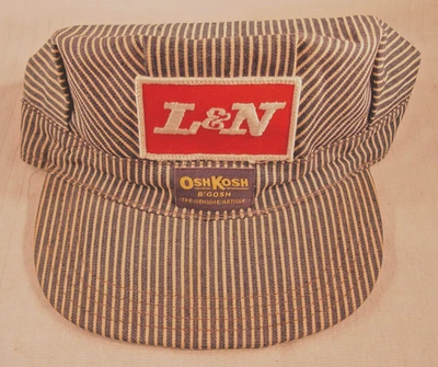 SOMBRERO DE INGENIEROS FERROVIARIOS DE LOUISVILLE & NASHVILLE, NUEVO NUNCA USADO Foto 1 de 2