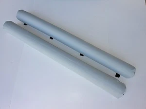 Vitamin Blue 36" Roof Rack Pads - Non Logo Gray (MADE in USA) AERO PADS - Picture 1 of 1