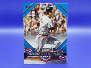 2022 Topps #PP-23 Cal Ripken Jr. - Paragons of the Postseason Blue Parallel (SP) - Picture 1 of 2