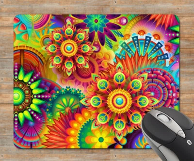 Mandala Fractal Mouse Pad - Image 1 of 3