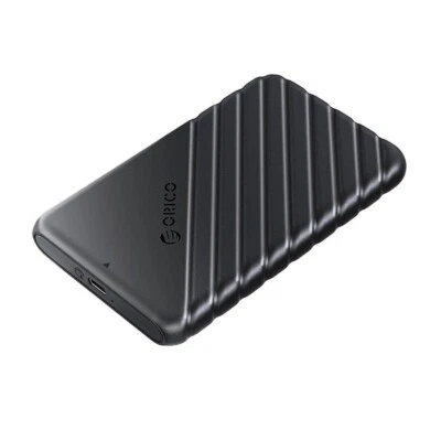 Orico 2,5"-HDD-/SSD-Gehäuse Laufwerkgehäuse, 6 Gbit/s, USB-C 3.1 Gen 1 Schwarz - Bild 1 von 2