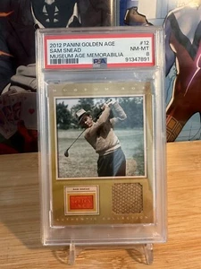 2012 Panini Golden Age Museum Sam Snead Relic Patch #12 PSA 8 - Picture 1 of 2