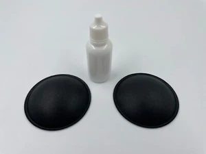 Tapas antipolvo (Dustcap) altavoz reparación 2x 64mm incl. 20ml pegamento - Imagen 1 de 1