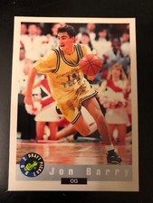 1992 Classic Draft Picks Jon Barry Rookie Basketball Card #25