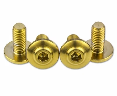 4x Tornillos guardabarros delantero Ducati 1299 S,R Panigale dorado titanio Foto 1 de 3