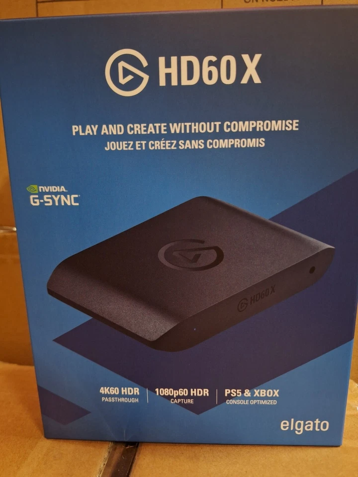 Elgato HD60 X External Capture Card. Stream and record in 1080p60 HDR10 or 4K30 - Image 1 of 1