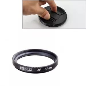 Filtro obiettivo UV 37 mm + copriobiettivo 37 mm per fotocamera Canon Sony Nikon Leica obiettivo 37 mm - Foto 1 di 3
